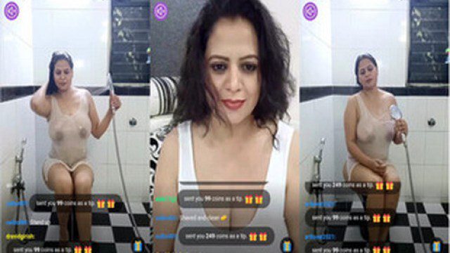 Sapna Sappu Nude Bath See Through Nipples Live Show