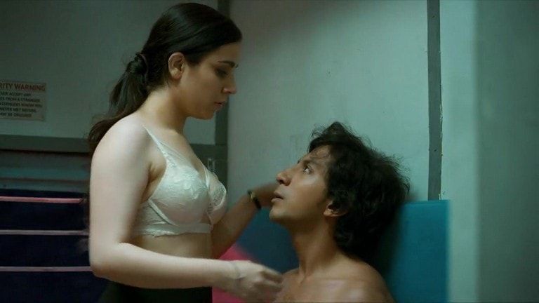 Indian Actress Ruby Bajaj Sex In Train Web Series Hot Scene