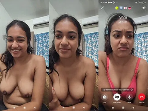 Tamil Serial Actress Shruthi Showing Boobs on 22 Min Video Call